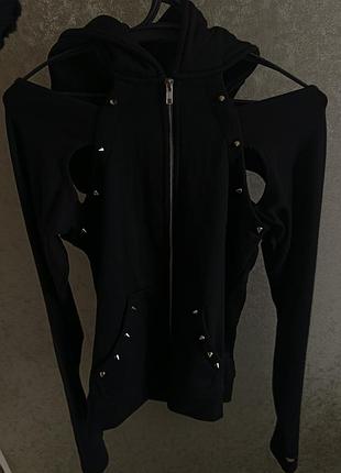 Худі зіпка з шипами 
розмір: м