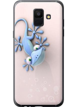 Чехол 2d пластиковый на телефон samsung galaxy a6 2018 геккончик "1094t-1480-58250"
