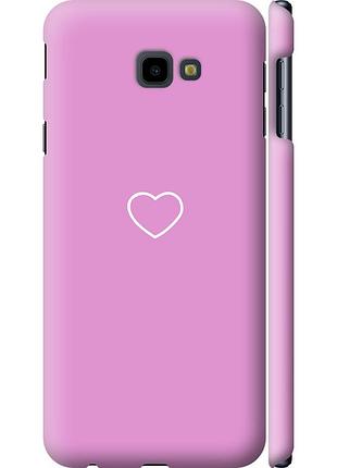 Чохол 3d пластиковий матовий на телефон samsung galaxy j4 plus 2018 серце 2 "4863m-1594-58250"