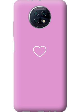Чехол силиконовый на телефон xiaomi redmi note 9t сердце 2 "4863u-2261-58250"