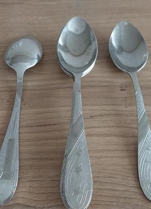 Ложки, нержавіюча сталь.