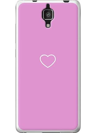 Чехол 2d пластиковый на телефон xiaomi mi4 сердце 2 "4863t-163-58250"