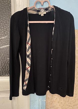 Кофта  burberry 46 m вискоза шерсть 8
