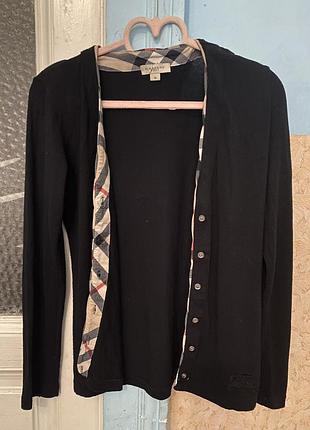 Кофта  burberry 46 m вискоза шерсть