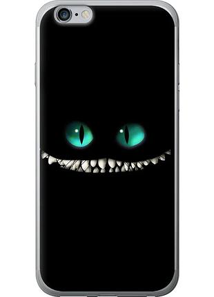 Чохол 2d пластиковий на телефон iphone 6s plus чеширський кіт "689t-91-58250"