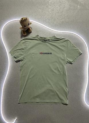 Футболка napapijri/стан 10/10 розмір s,m
