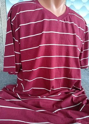 Футболка чоловіча батал мисик (бордова) р/р 58.фірми dollar club.