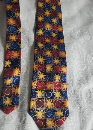 Шелковый галстук marks &amp; Spencer в цветочный принт