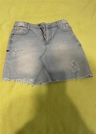 Юбка джинсова