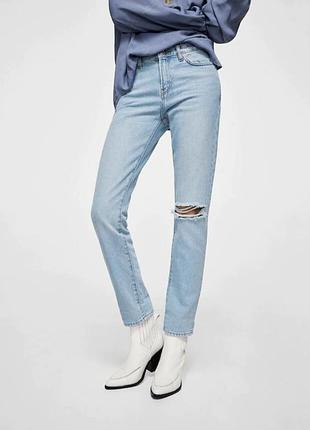 Жіночі блакитні джинси mango,34р