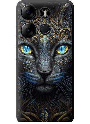 Чехол tpu на телефон infinix smart 7 кошка "5548b-3195-58250"