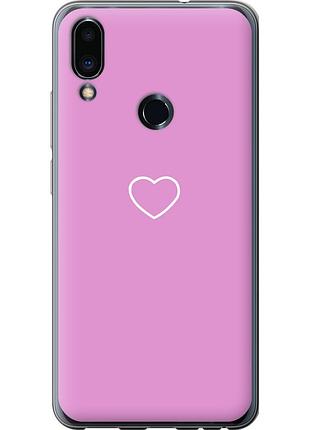 Чехол 2d пластиковый на телефон meizu note 9 сердце 2 "4863t-1689-58250"
