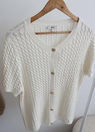 Кардиган молочний жіночий кардиган футболка c&a l