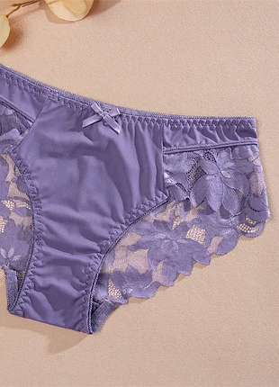 Трусики-сліпи з мікрофібра з мереживом, finetoo.