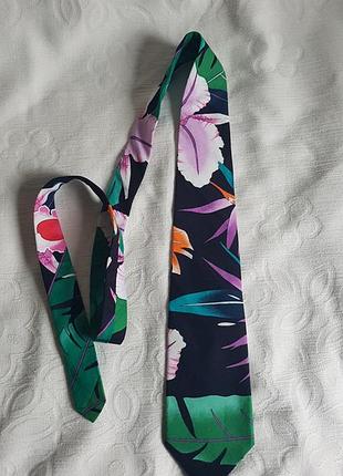 Хлопковый галстук тропический принт mai-tai сша