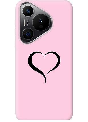 Чохол силіконовий на телефон huawei pura 70 pro серце 1 "4730u-3700-58250"