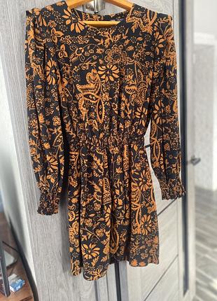 Сукня в квітковий принт zara