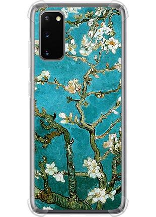 Чехол силикон с усиленными углами на телефон samsung galaxy s20 винсент ван гог. сакура "841sp-1824-58250"
