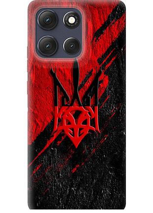 Чехол силиконовый патриотический на телефон motorola moto g86 герб v4 "5293u-4115-58250"