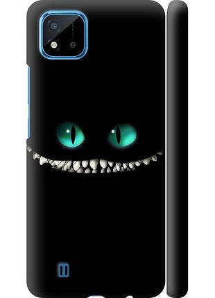 Чохол 3d пластиковий матовий на телефон realme c20a чеширський кіт "689m-2416-58250"