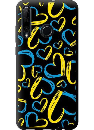 Чохол tpu патріотичний на телефон huawei honor 20 lite серця ua "5292b-1832-58250"