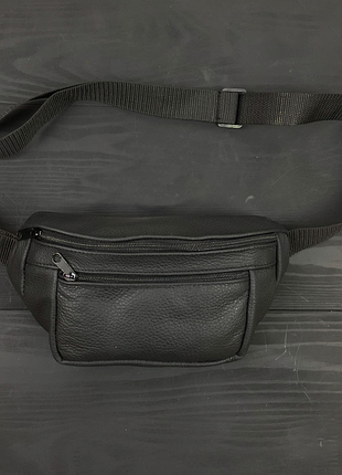 Бананка мужская из натуральной кожи