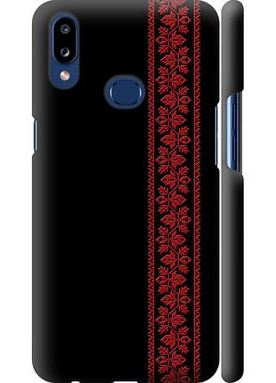 Чехол 3d пластиковый матовый на телефон samsung galaxy a10s a107f вышиванка 53 "2041m-1776-58250"