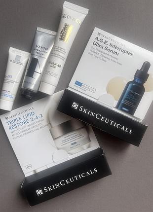 Набір для догляду skinceuticals, verso, skin&co roma та la roche-posay