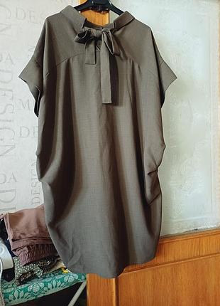 Свободное платье большой размер