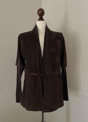 Замшевий кашеміровий кардиган бренд brunello cucinelli