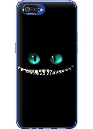 Чехол 2d пластиковый на телефон realme c2 чеширский кот "689t-1852-58250"