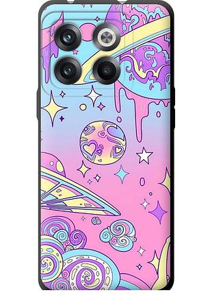 Чехол tpu на телефон oneplus 10t розовая галактика "4146b-2647-58250"