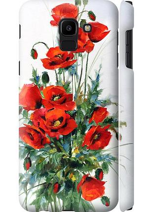 Чохол 3d пластиковий матовий на телефон samsung galaxy j6 2018 маки "523m-1486-58250"