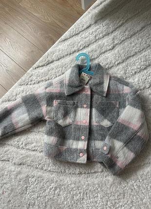 Пальто вкорочене reserved на дівчинку 134 зріст
