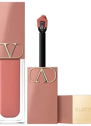 Жидкие румяна-помада valentino liquirosso 2 in 1 soft matte liquid lipstick &amp; blush