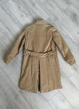 Плащ тренч trench doble botonada mango 8