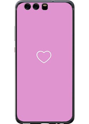 Чехол 2d пластиковый на телефон huawei p10 сердце 2 "4863t-780-58250"