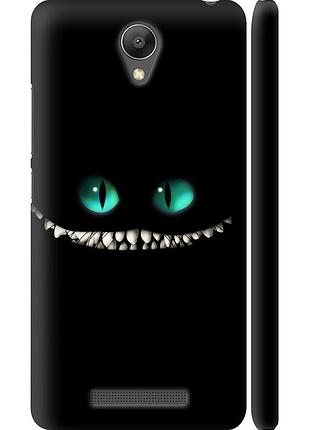Чехол 3d пластиковый матовый на телефон xiaomi redmi note 2 чеширский кот "689m-96-58250"