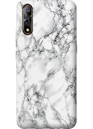 Чохол силіконовий на телефон vivo v17 neo мармур білий "4480u-1764-58250"
