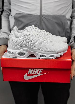Nike air max tn белые кроссовки 3