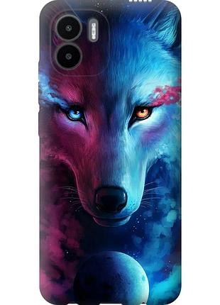 Чехол силиконовый на телефон xiaomi redmi a2 арт-волк "3999u-3026-58250"