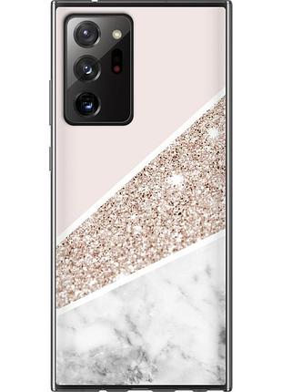 Чехол 2d пластиковый на телефон samsung galaxy note 20 ultra пастельный мрамор "4342t-2051-58250"