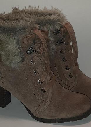 Черевики жіночі замшеві