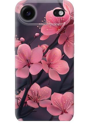 Чохол силіконовий на телефон iphone 17 air пурпурова сакура "6075u-4032-58250"