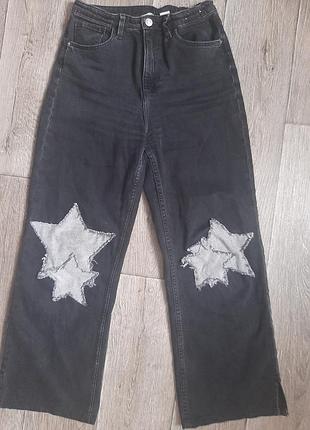 Джинсы со звездами
