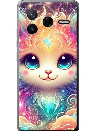 Чехол силиконовый на телефон xiaomi redmi k80 сказочный котенок "5813u-4148-58250"