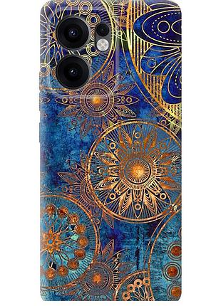 Чохол силіконовий на телефон oppo reno13 f 5g / reno13 f 4g золотий візерунок "678u-3955-58250"