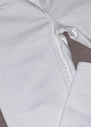 Білі скіні/ висока посадка