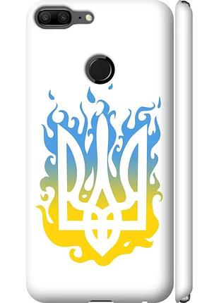 Чехол 3d пластиковый матовый патриотический на телефон huawei honor 9 lite герб v1 "5258m-1359-58250"