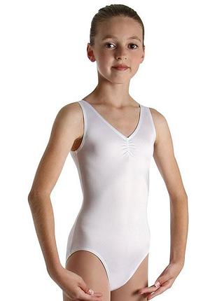 Англия! 146 см, белоснежный, белый спортивный купальник для спорта, для танцев, для балета, для гимн